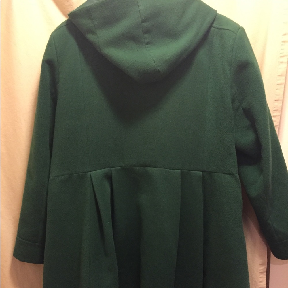Dark green toggle ASOS Curve coat - Picture 5 of 5